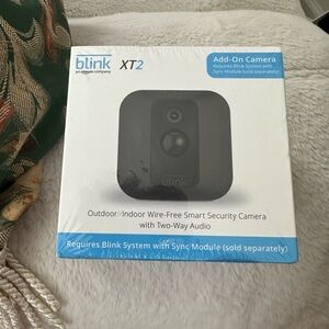 Blink XT2 Black Smart Security Camera Outdoor Indoor Wire Free Two-Way Audio